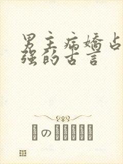 男主病娇占有欲强的古言