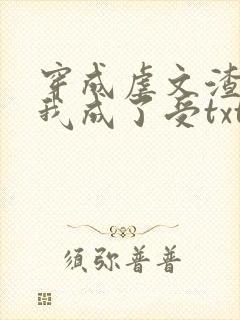 穿成虐文渣攻后我成了受txt