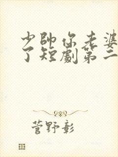 少帅你老婆又跑了短剧第二季在线观看