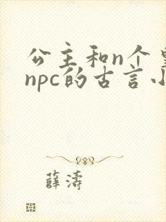 公主和n个皇兄npc的古言小说推荐