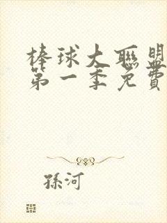 棒球大联盟动漫第一季免费观看