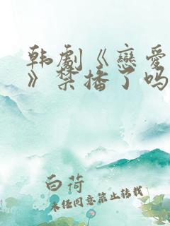 韩剧《恋爱之瘾》禁播了吗