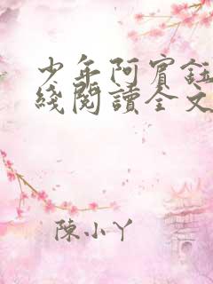 少年阿宾钰慧在线阅读全文小说