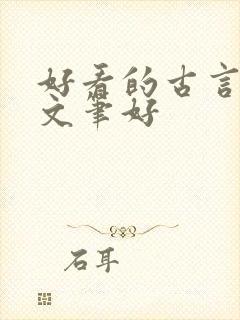 好看的古言小说文笔好