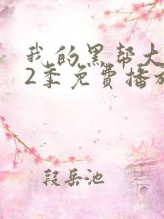 我的黑帮大佬第2季免费播放