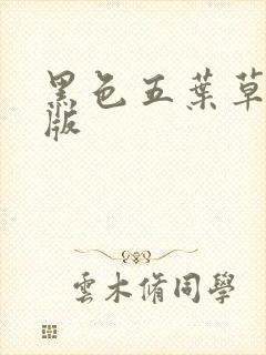 黑色五叶草漫画版