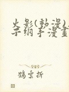 火影(动漫)片子纲手漫画