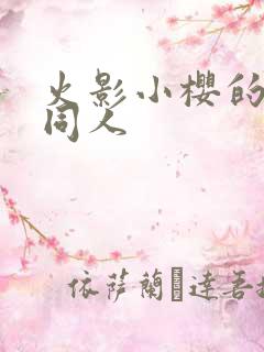 火影小樱的到来同人