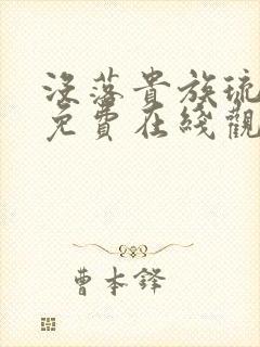 没落贵族琉璃川免费在线观看