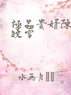 极品贵婿陈阳杨晓雪