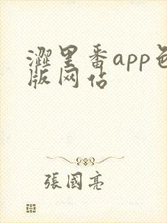 涩里番app色版网站