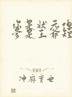 你是状元但是你爹是王爷短剧合集