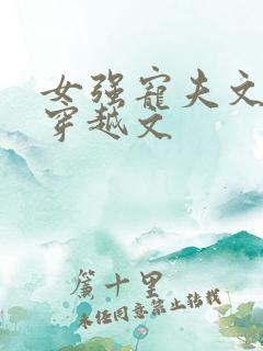 女强宠夫文年代穿越文