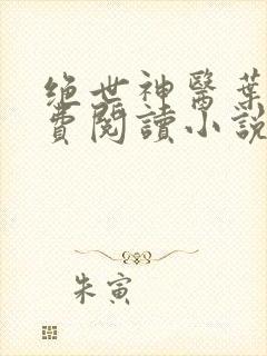 绝世神医叶秋免费阅读小说