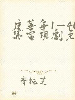 度华年1—40集电视剧免费观看