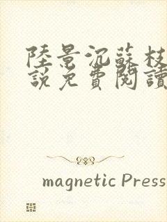 陆景沉苏枝枝小说免费阅读最新章节