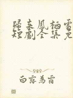 归来凤栖处短剧短剧全集免费观看