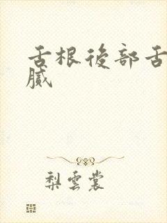 舌根后部舌苔黄腻