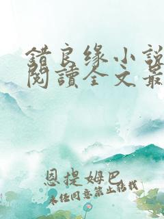 错良缘小说免费阅读全文最新章节