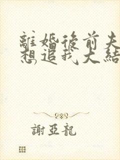 离婚后前夫总是想追我大结局