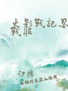 火影战记忍界大战版