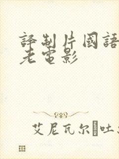 译制片国语配音老电影