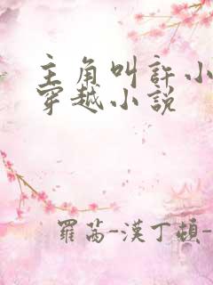 主角叫许小闲的穿越小说