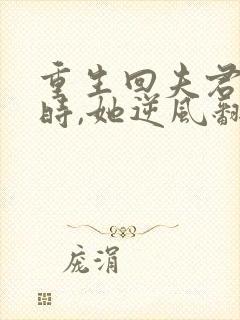 重生回夫君大婚时,她逆风翻盘完整版