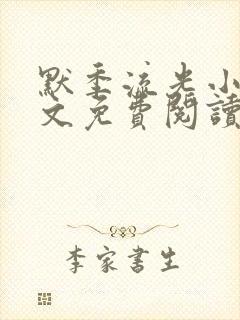 默季流光小说全文免费阅读