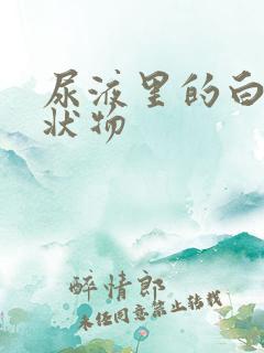 尿液里的白色絮状物