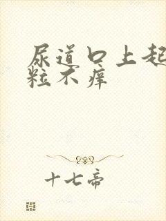 尿道口上起红颗粒不痒