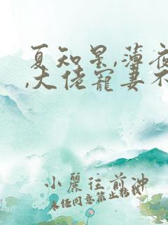 夏知星,薄夜宸,大佬宠妻不腻