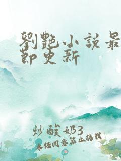 刘艳小说最新章节更新