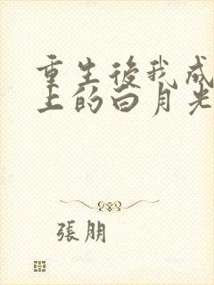 重生后我成了皇上的白月光小说