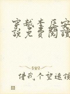 穿越李辰安的小说免费阅读