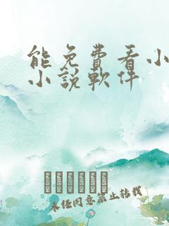 能免费看小说的小说软件