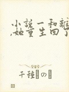 小说一和离前夜,她重生回了出嫁前