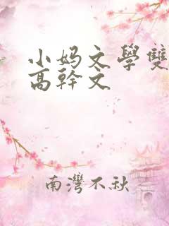 小妈文学双男主高干文