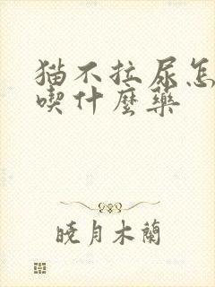 猫不拉尿怎么办吃什么药