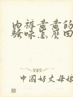 内裤黄黄的有尿骚味怎么回事