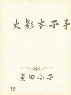 火影本子手鞠