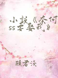 小说《奈何boss要娶我》