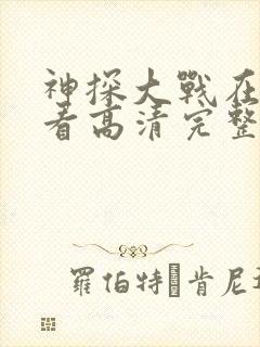 神探大战在线观看高清完整版国语