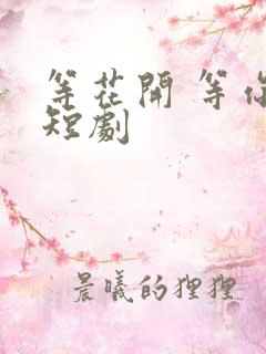 等花开 等你归短剧