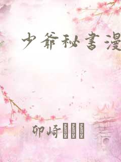 少爷秘书漫画