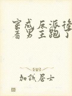 穿成反派后我扛着男主跑了小说