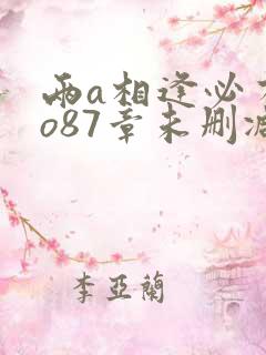 两a相逢必有一o87章未删减版