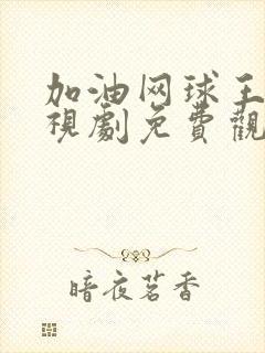 加油网球王子电视剧免费观看全集