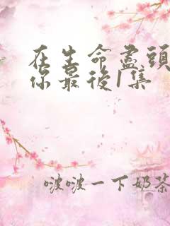 在生命尽头说爱你最后1集