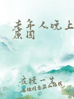 老年人晚上失眠原因